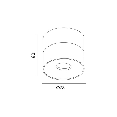 Oprawa Sufitowa Reflektor Regulowany LED 9W 550lm 3000K Ciepła Ściemnialna CRI90 Biała Lahti Kobi