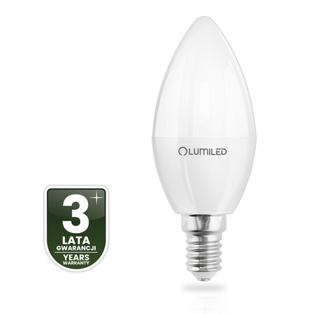 6x Żarówka LED E14 Świeczka B35 10W = 75W 1100lm 4000K Neutralna 180° LUMILED
