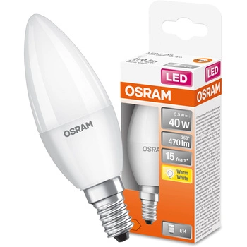 Żarówka LED B37 Świeczka E14 4.9W = 40W 470lm 2700K Ciepła 180° STAR CLASSIC Osram