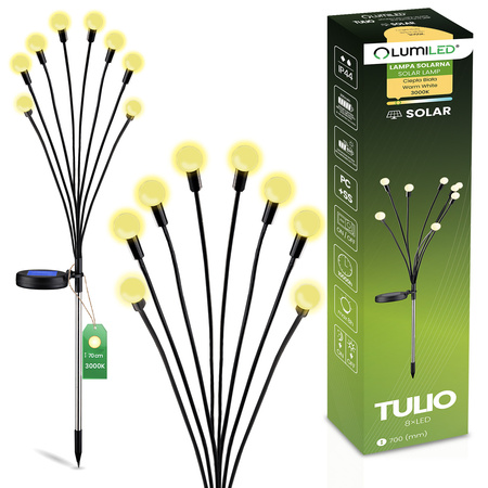 Lampa Solarna Dmuchawiec Kuleczki 70 cm TULIO IP44 3000K LUMILED