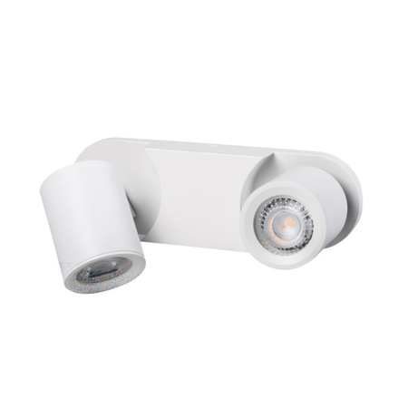 Oprawa lampa sufitowa LAURIN 2xGU10 biała 22cm Kanlux