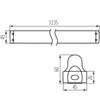 Oprawa Liniowa Lampa Przemysłowa LED 120cm T8 G13 KANLUX