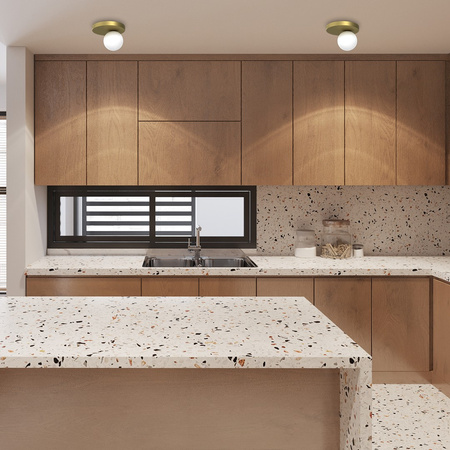 Lampa Sufitowa BIBIONE Złota 1xG9 Milagro