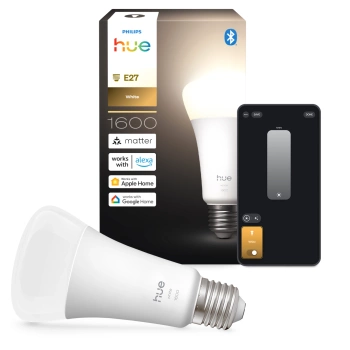 Żarówka LED E27 A67 13.5W = 100W 1600lm 2700K Biała Ciepła SMART Inteligentna Bluetooth ZigBee White Philips HUE