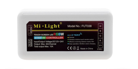 Sterownik LED RGB+W 12/24V 10A Mi-Light Wi-Fi - FUT038
