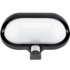 Lampa Ogrodowa Kinkiet Elewacyjny FRODA E27 IP44 z Czujnikiem PIR Czarna