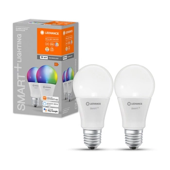 2PAK Żarówka LED E27 A60 9W 806lm RGBW SMART+ WiFi Ściemnialna Classic LEDVANCE