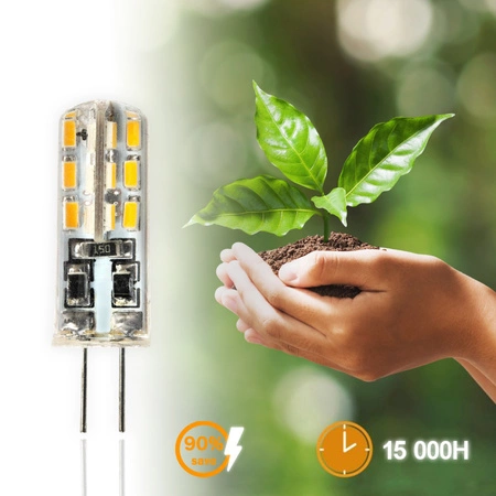 Żarówka LED G4 Kapsułka 2W = 20W 200lm 3000K Ciepła 360° 12V LUMILED