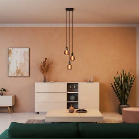 Żarówka LED Dekoracyjna E27 3.5W = 12W 110lm 1800K Ciepła 320° Filament Ściemnialna Decor Osram