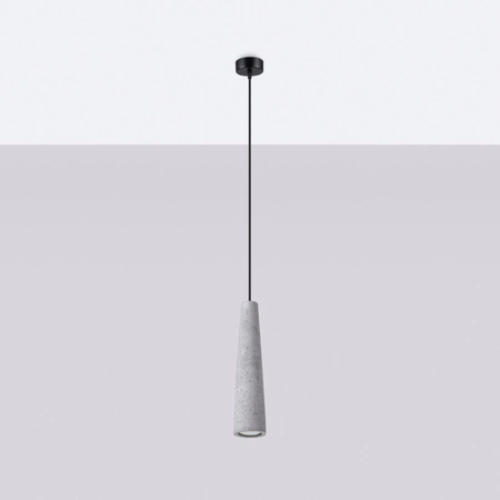 Lampa Sufitowa Wisząca Zwis GU10 Geometryczna Szara Industrialna Electra Sollux