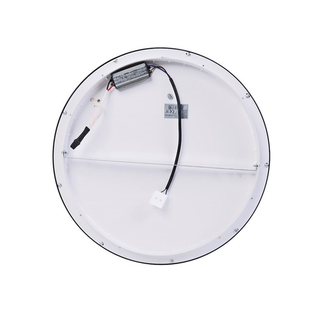 Plafon LED Lampa sufitowa Czarna OHIO 24W 4000K IP20 Metal i akryl Milagro