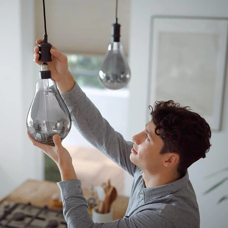 Żarówka LED E27 A160 6.5W = 20W 200lm 1800K Ciepła 300° FILAMENT Vintage Dymiona Ściemnialna Decorative Philips