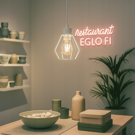 Lampa Sufitowa Oprawa Wisząca Zwis E27 Biała Otto Masterled