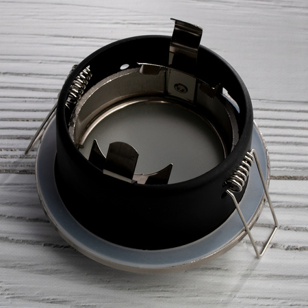 Oprawa Halogenowa Podtynkowa Wpuszczana LED MR16 Okrągła Satynowa AQUS Lumiled