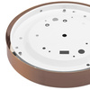 Plafon LED Lampa Sufitowa DANTE E27 Miedziana Biała Metalowa LD.PD-6.14 Lamkur