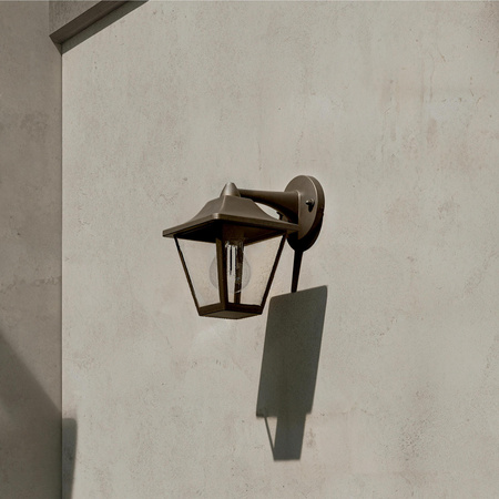 Kinkiet Ogrodowy Lampa Zewnętrzna Elewacyjna LED E27 LATARNIA IP44 Czarna Juli Philips