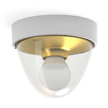 Lampa Ogrodowa Zewnętrzna Sufitowa NOOK 7970 E27 IP44 Spot Biało-Złota Nowodvorski