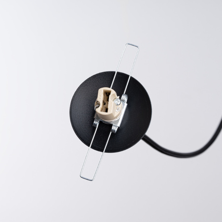 Lampa Sufitowa Wisząca Zwis G9 Nieregularna Czarna Nowoczesna Brina Sollux