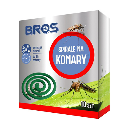 Spirala Owadobójcza Odstraszacz na Komary i Meszki 10 szt BROS 