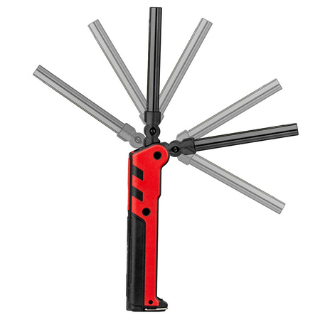 Latarka Akumulatorowa Warsztatowa Składana Magnes COB + LED 140lm + 360lm VA0104 Vayox