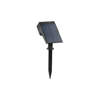 Lampa Ogrodowa Zewnętrzna Wbijana Solarna 0.5W 50lm 3000K IP65 z Czujnikiem Zmierzchu Czarny Nowoczesny Nantes Rabalux