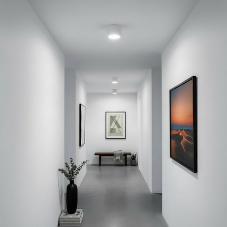 Oprawa Natynkowa HALOGENOWA Spot Tuba Ruchoma Okrągła Biała 50mm AMAT-S LUMILED