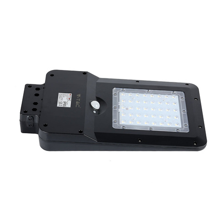 Lampa Oprawa Uliczna Solarna LED 15W 4000K Z czujnikiem ruchu Czarna IP65 VT-ST15 V-TAC