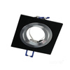 Oprawa Podtynkowa GU10 Halogenowa Wpuszczana Spot Oczko Czarna Kwadratowa Kobi