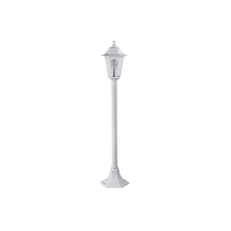 Lampa Ogrodowa Słupek Zewnętrzny Stojący E27 IP43 105cm Biały Klasyczny Velence Rabalux
