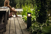Lampa Ogrodowa Zewnętrzna SŁUPEK 40cm LED 8W 800lm 2700K IP44 Parterre Philips