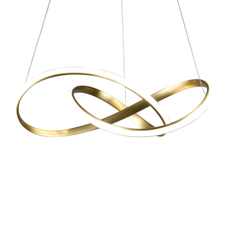 Lampa Wisząca Sufitowa CAPPIO Złota 36W LED Milagro