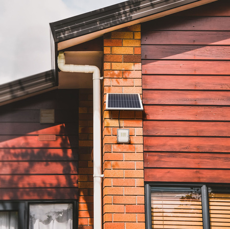 Naświetlacz Lampa Solarna z Czujnikiem 20W 600lm 5000K Neutralna 90° 3.2V IP65 IK07 Natynkowy Szary VIDEX