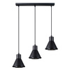 Lampa Sufitowa Oprawa Natynkowa SPOT TUBA 3x ES111 Wisząca Zwis Geometryczna Czarna Nowoczesna Tazila Sollux