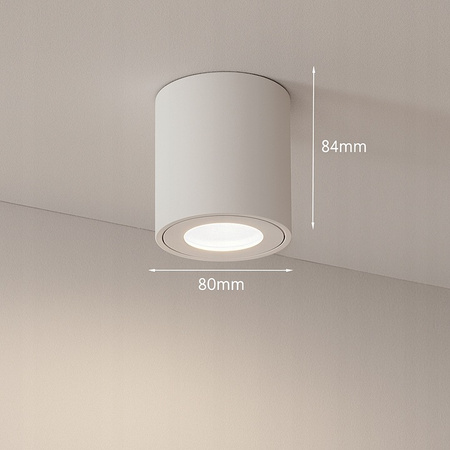 Oprawa Natynkowa Halogenowa Tuba Reflektor Spot GU10 IP54 Okrągła Biała Masterled