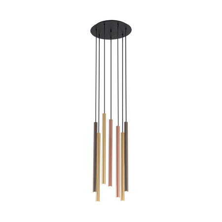 Lampa Sufitowa Wisząca 7x G9 Złota Nowoczesna LASER 490 10704 Nowodvorski