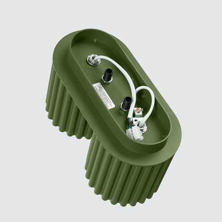 Oprawa Natynkowa 2x GU10 Aluminiowa Zielony Oliwkowy Aura Deep Space SL.1795 Sollux