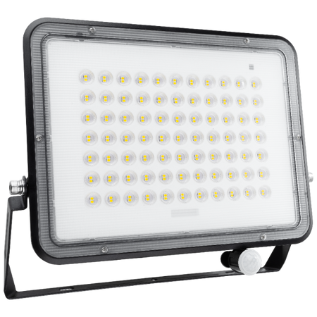 Naświetlacz Solarny LED Halogen 300W Lampa Ogrodowa 4000K IP65 Czujnik Ruchu PIR + Pilot FULGOR LUMILED