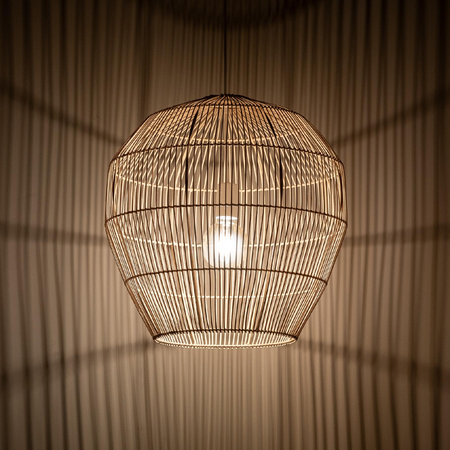 Lampa Sufitowa Wisząca E27 Biała Skandynawska HAITI M 11164 Nowodvorski