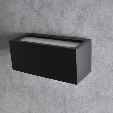 Lampa Ogrodowa Kinkiet Elewacyjny TOKIO E27 IP54 Czarna GOLDLUX (Polux)