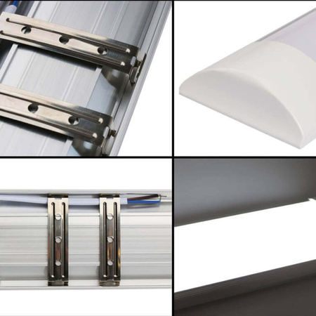 Lampa LED Oprawa Liniowa Listwa Garażowa 36W 4500K Neutralna 120cm