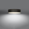 Lampa Sufitowa Plafon 5x E27 Geometryczna Czarna Minimalistyczna Skala Sollux