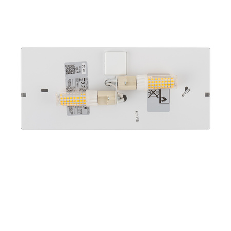 Kinkiet Ścienny Lampa Natynkowa 2x G9 Złota Glamour HAGA 10456 Nowodvorski