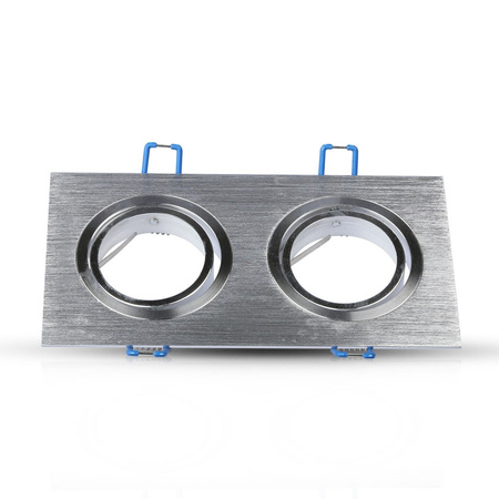 Oprawa Sufitowa Podtynkowa 2xGU10 Kwadratowa Aluminium VT-783 V-TAC