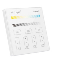 Panel naścienny LED CCT Ściemniacz 230V Mi-Light 4 STREFOWY DOTYK - T2