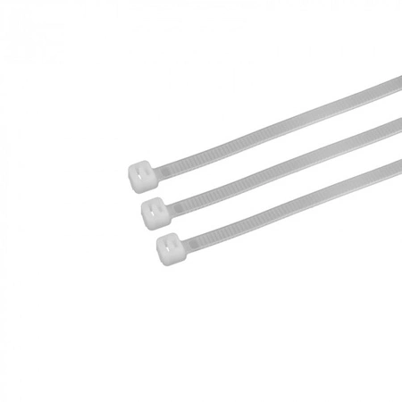 Opaski Zaciskowe Kablowe 3.6x400 mm Białe TRYTYTKI TRYTKI ZIPERKI PREMIUM OKP-36400W .MORE 100 szt.