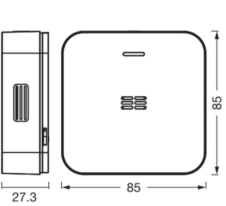 Inteligentny Bezprzewodowy Czujnik Tlenku Węgla Biały Osram SMART+ WiFi