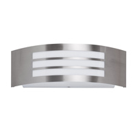 Lampa Ogrodowa Zewnętrzna Kinkiet Elewacyjny LED E27 IP44 Chrom Nowoczesny Roma Rabalux