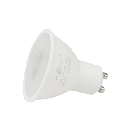 Żarówka LED Reflektor GU10 2W 180lm 3000K Ciepła Ecolight
