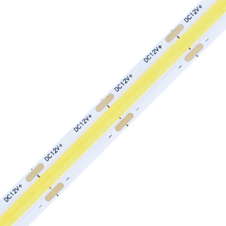 Taśma LED Pasek COB 12V 50W 1920LED Zimna 8mm 5m