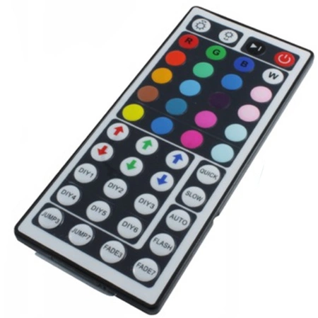 Sterownik Do Taśm LED RGB IR 44 Przyciski 6A 72W + Pilot 